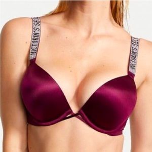Victoria’s Secret Very Sexy Shine Strap Smooth Push Up Bra size 32B
